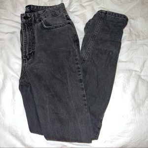 BDG High wasted black mom jeans